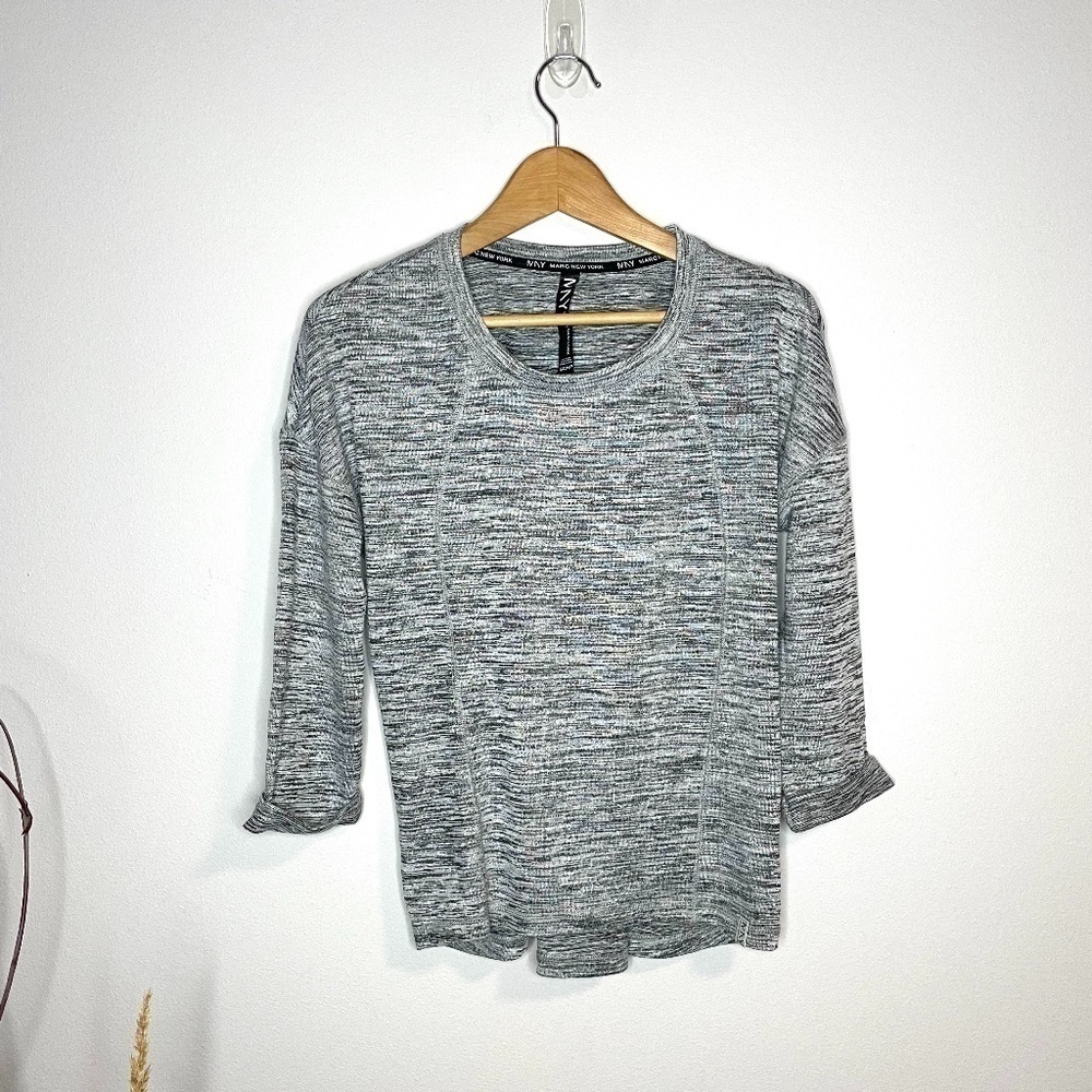 MNY Performance Heather Gray Pullover